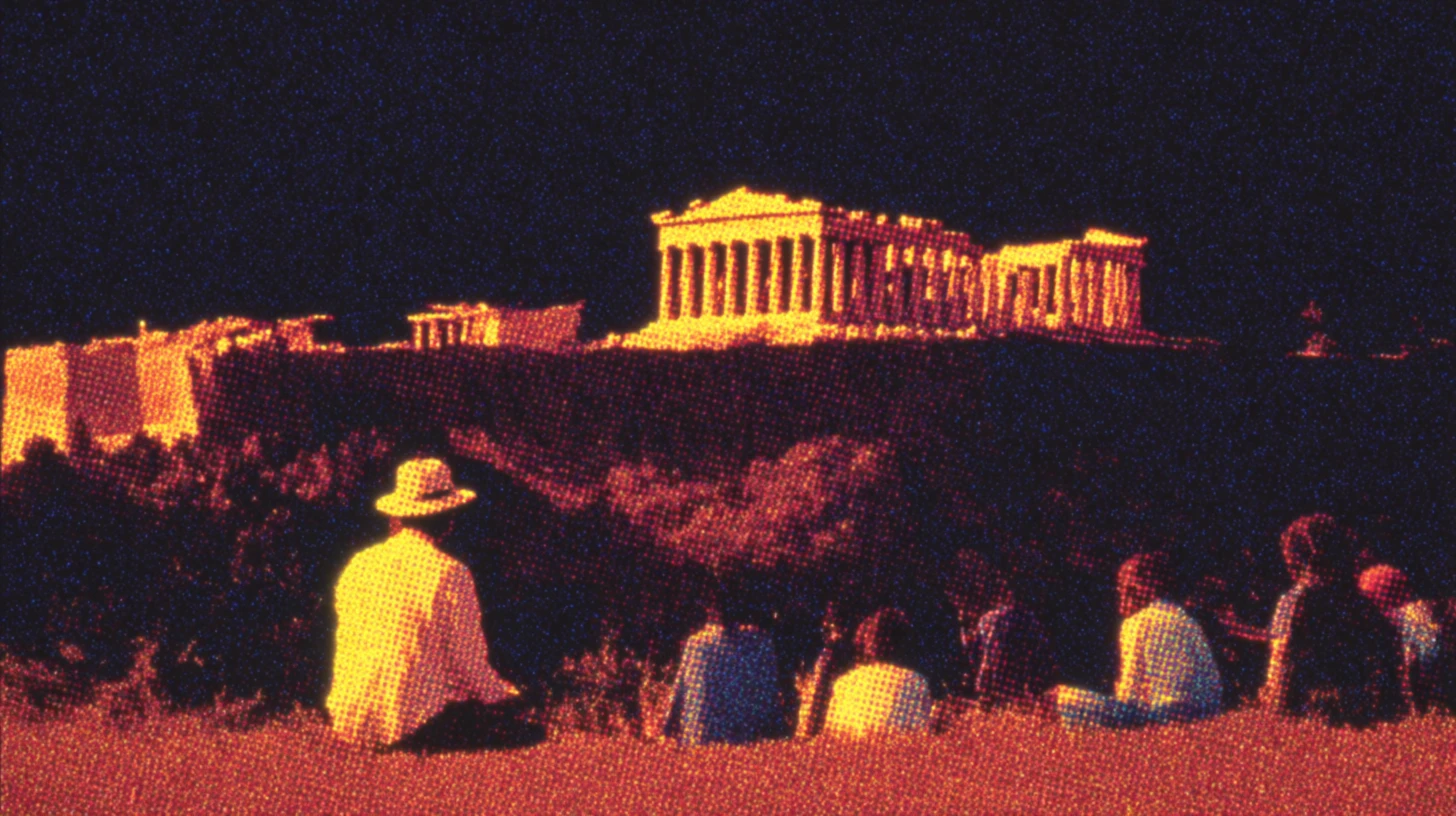 Greek edtech brand illustration hero