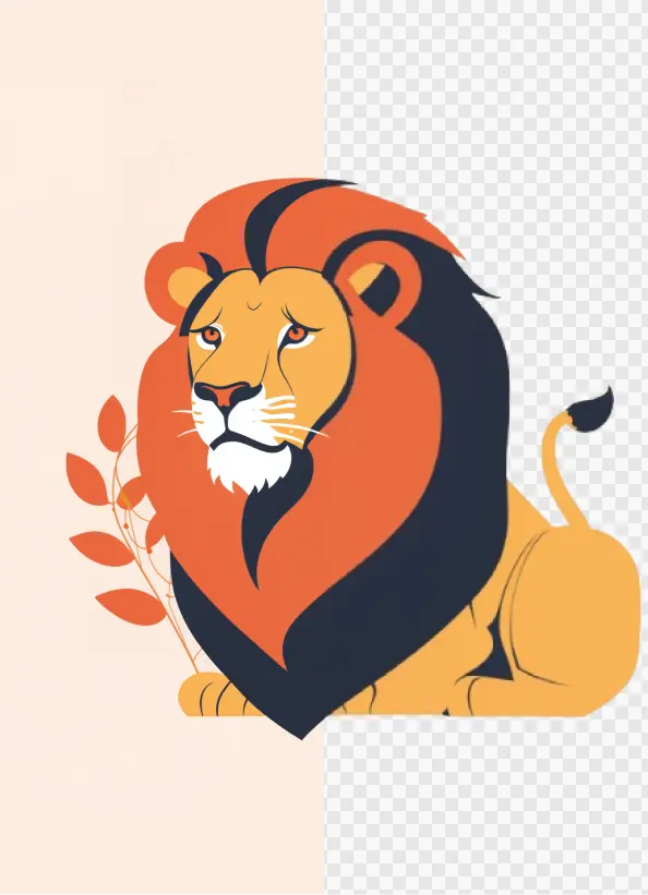 A cut-out subject placed on a coloured background (3)